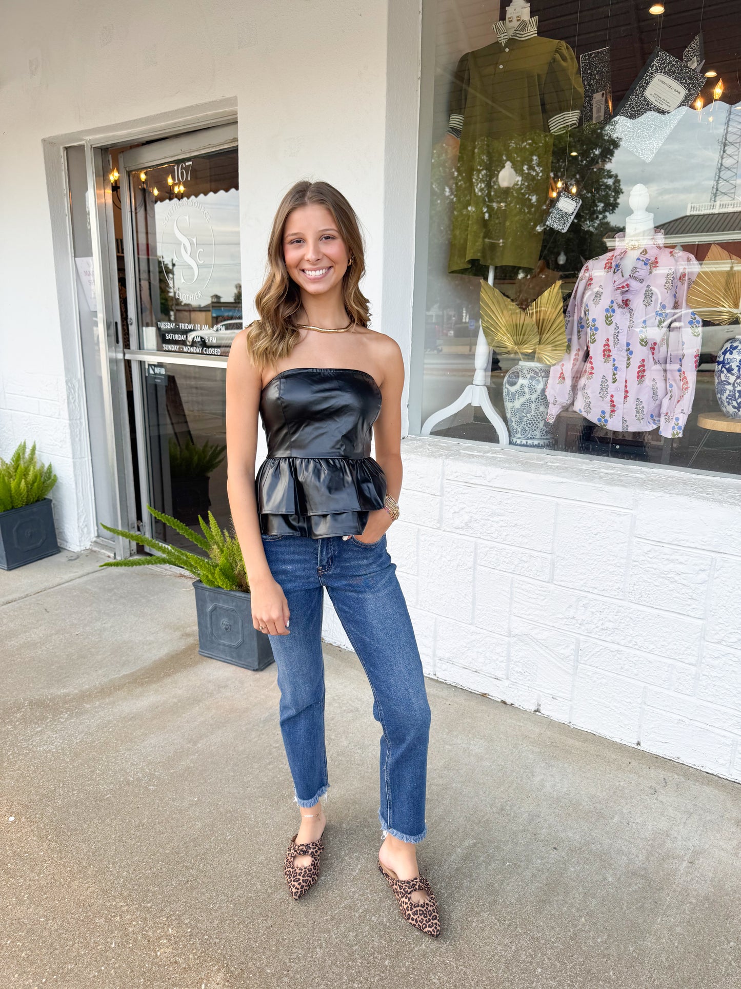 Polly Peplum Top