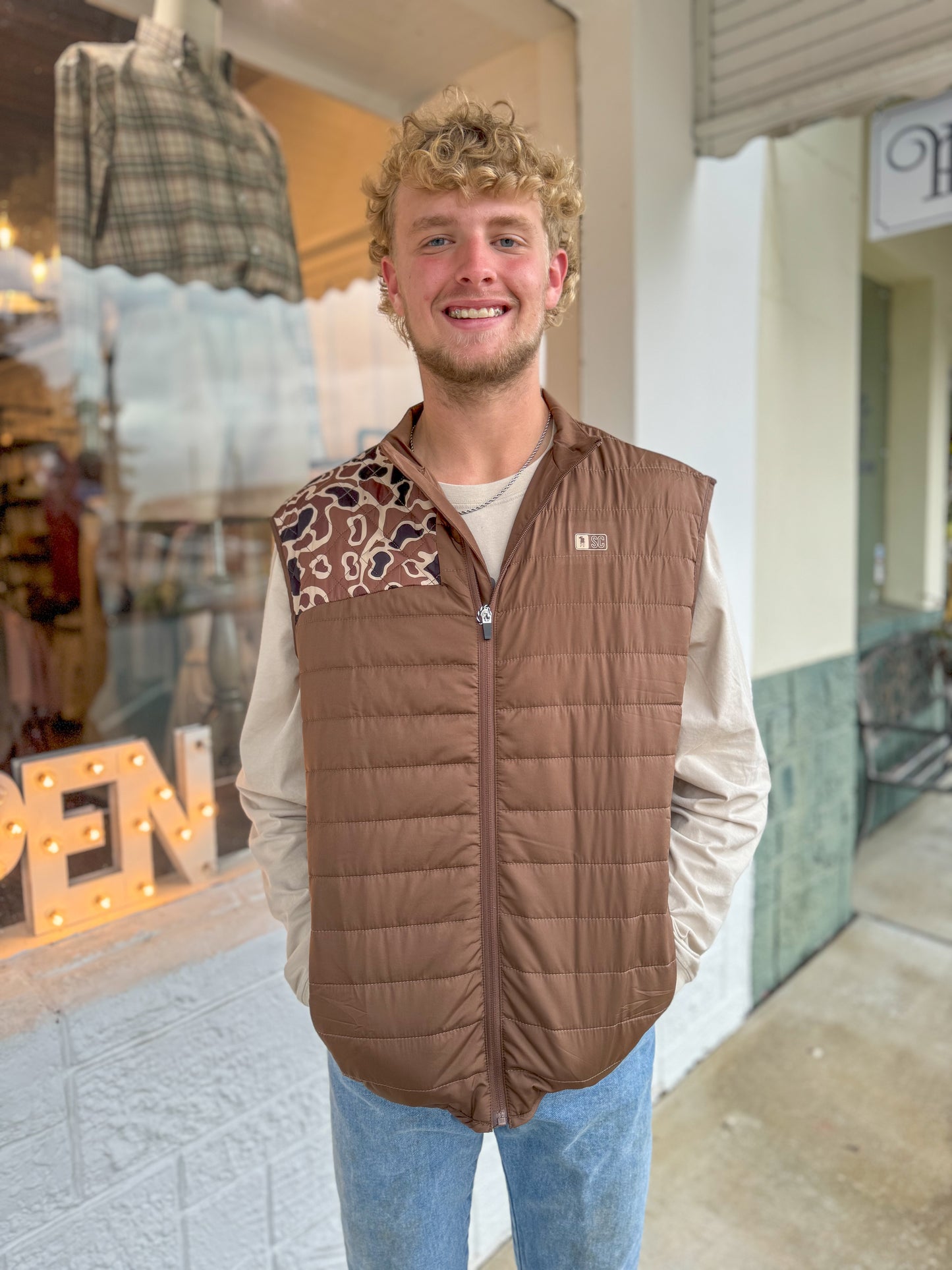 Wilderness Brown Down Vest