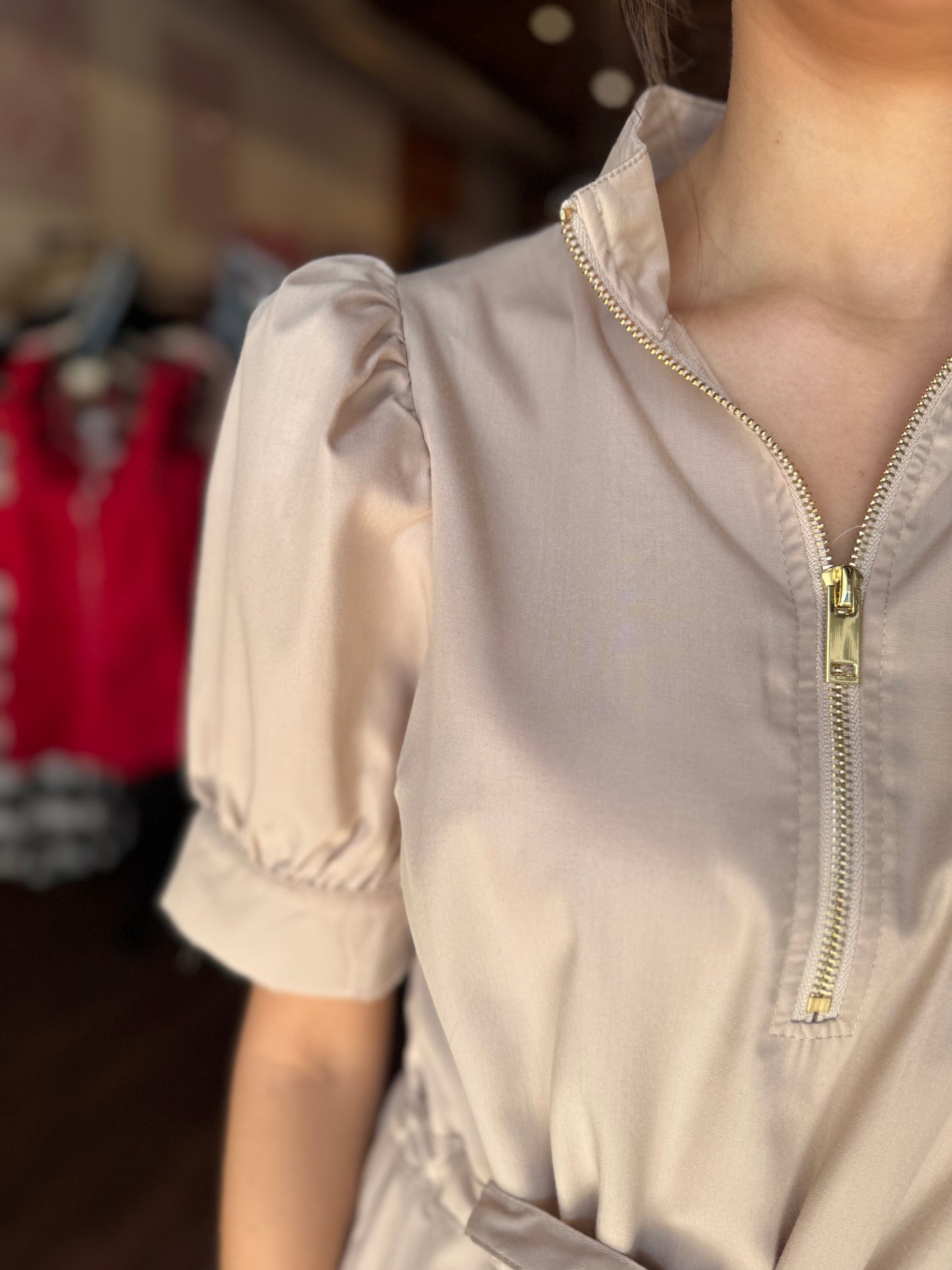 Light Taupe Dress