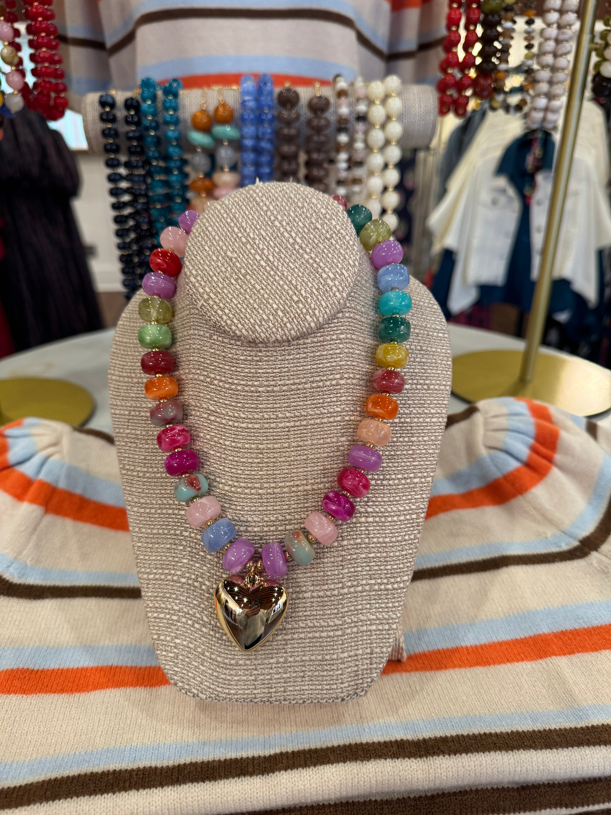Candy Necklace -Medium Disc Bead