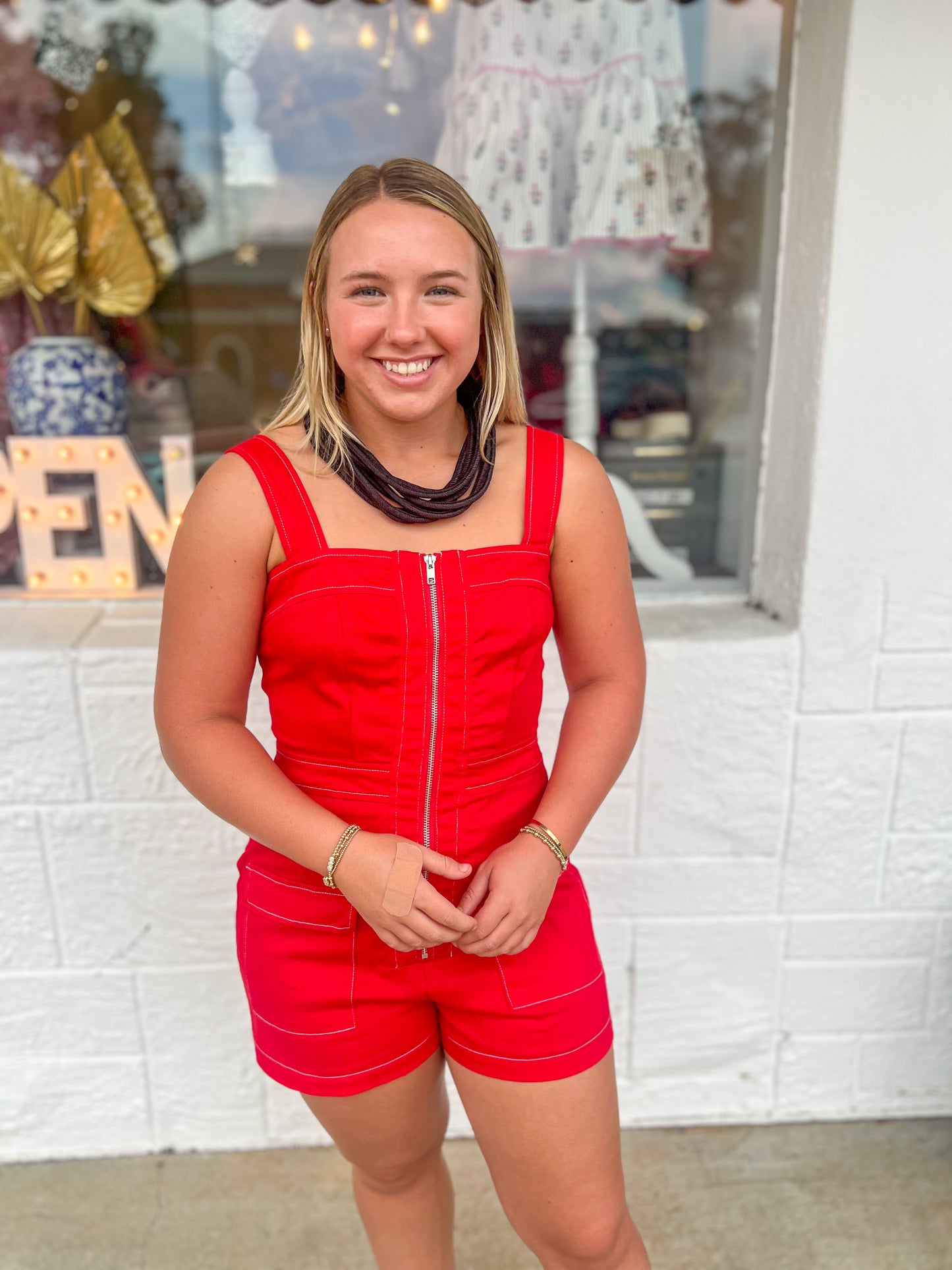 Between the Hedges Romper