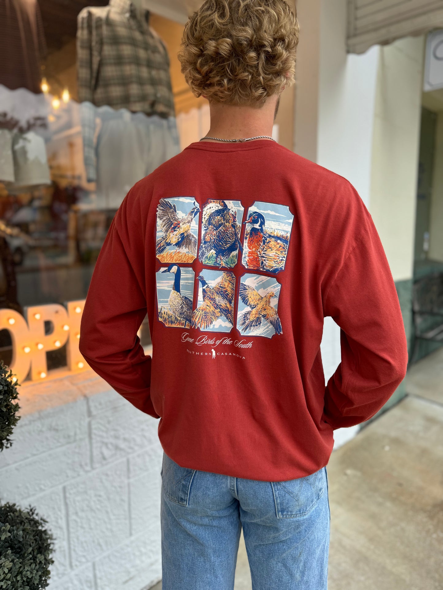 Game Birds of the South LS T-Shirt