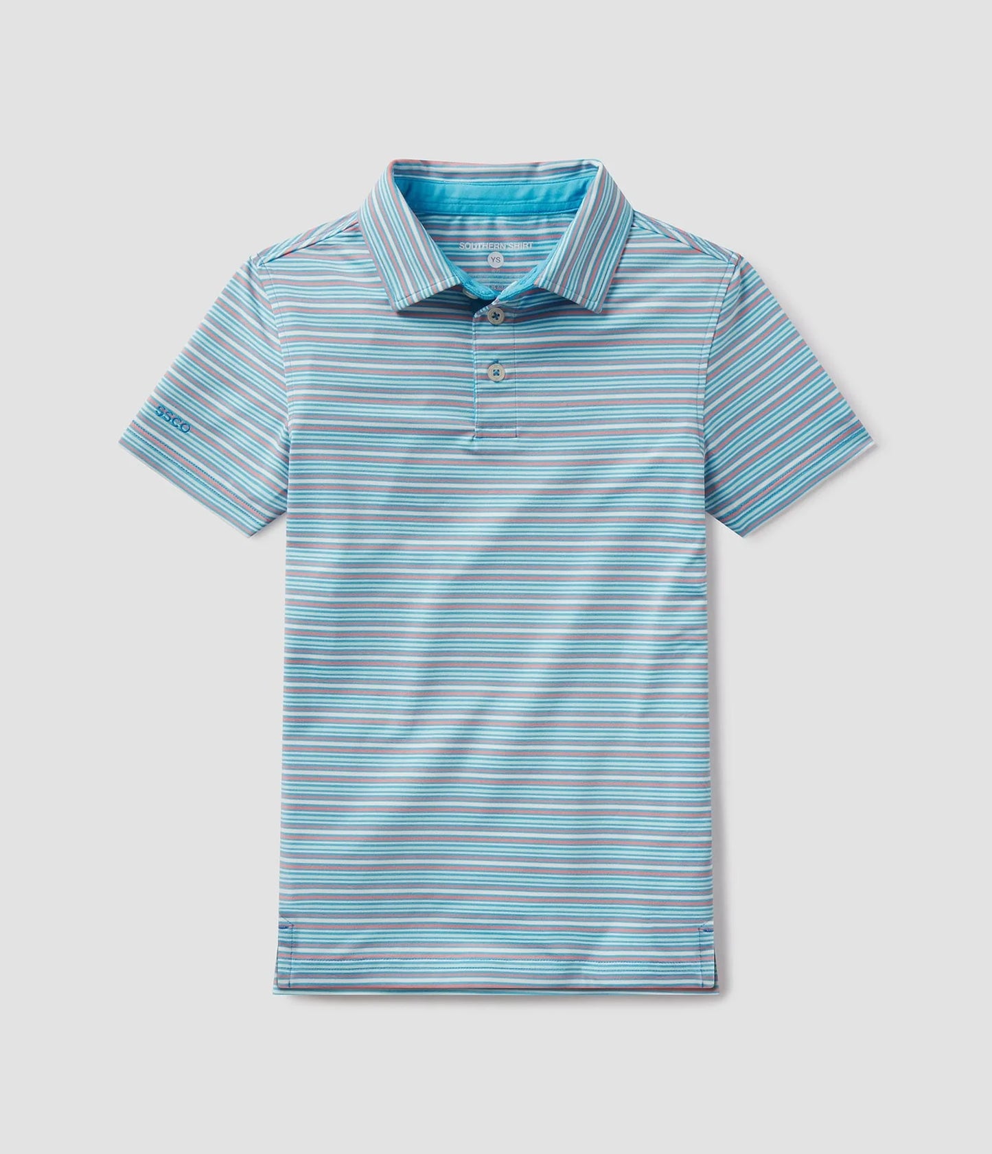 Youth Boys Sawgrass Stripe Polo - Marina