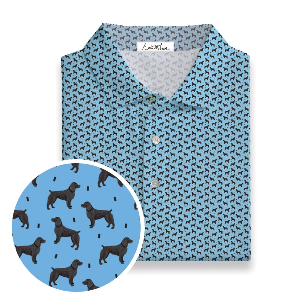 Men's Light Blue Boykin Polo