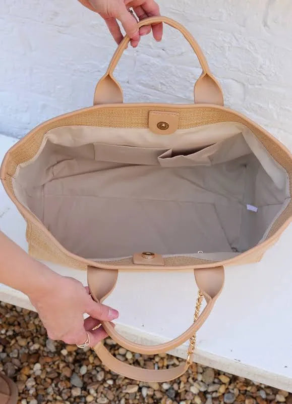 Melissa Lattice Tote Bag