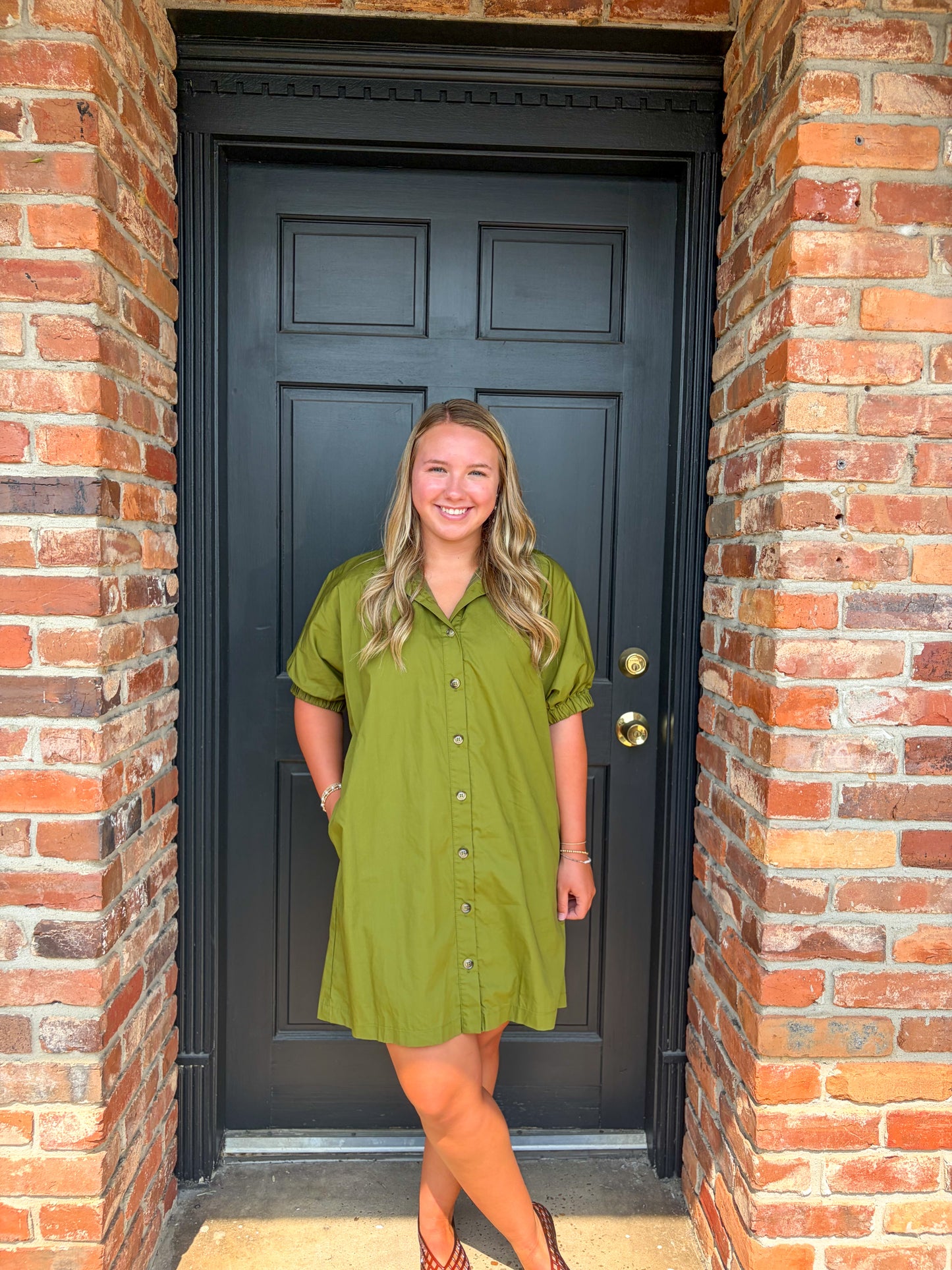Martini Olive Mini Dress