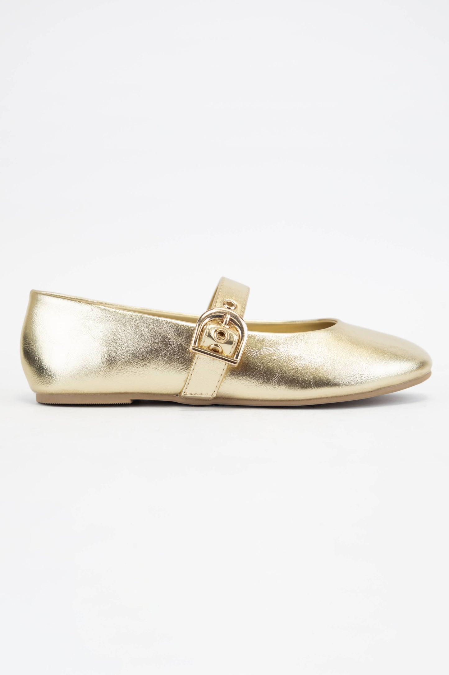 Gold MARY JANE FLAT
