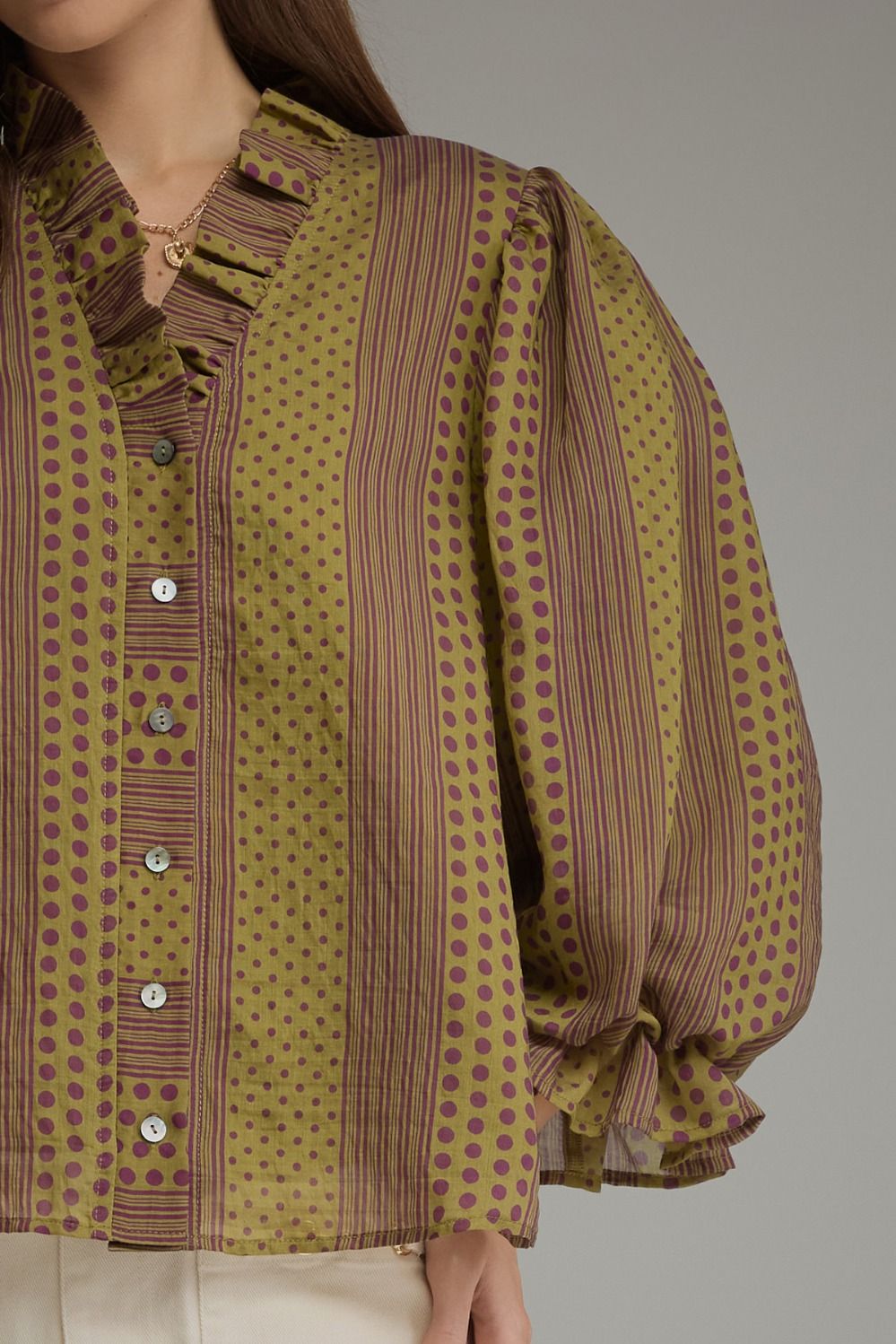 Martini Olive & Plum Top