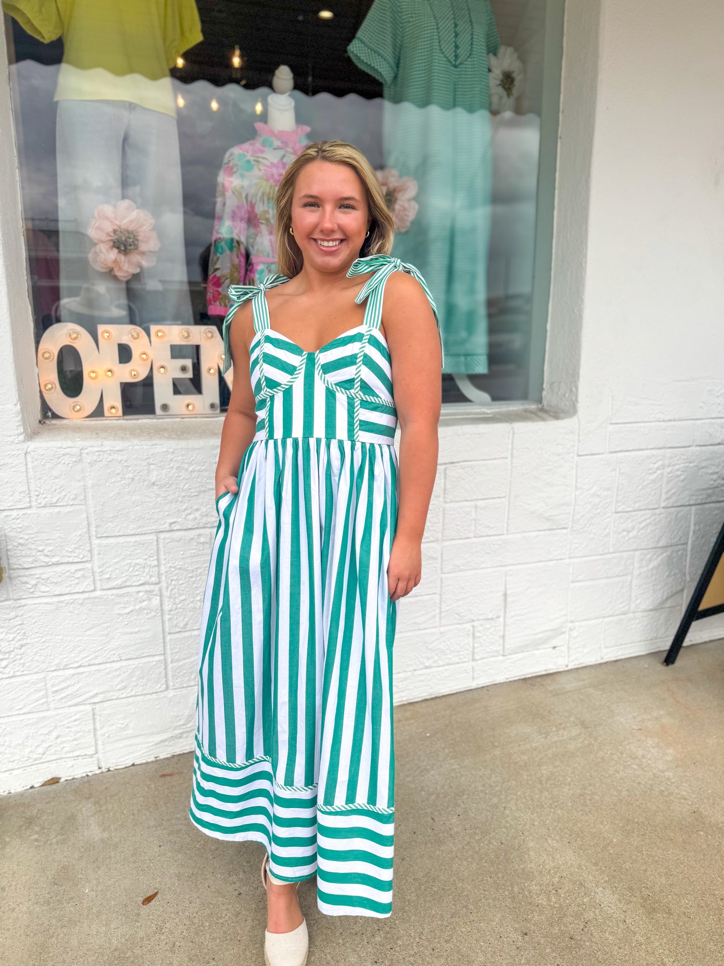 Augusta Stripe Dress