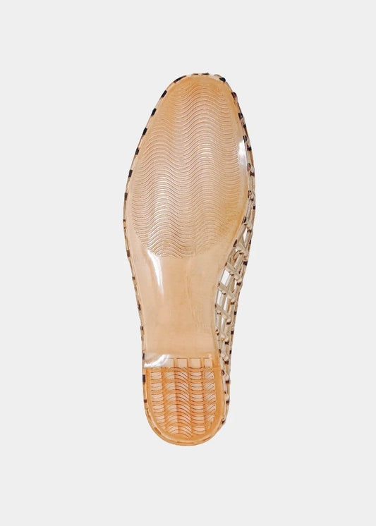 Alana Nude Jelly Flat