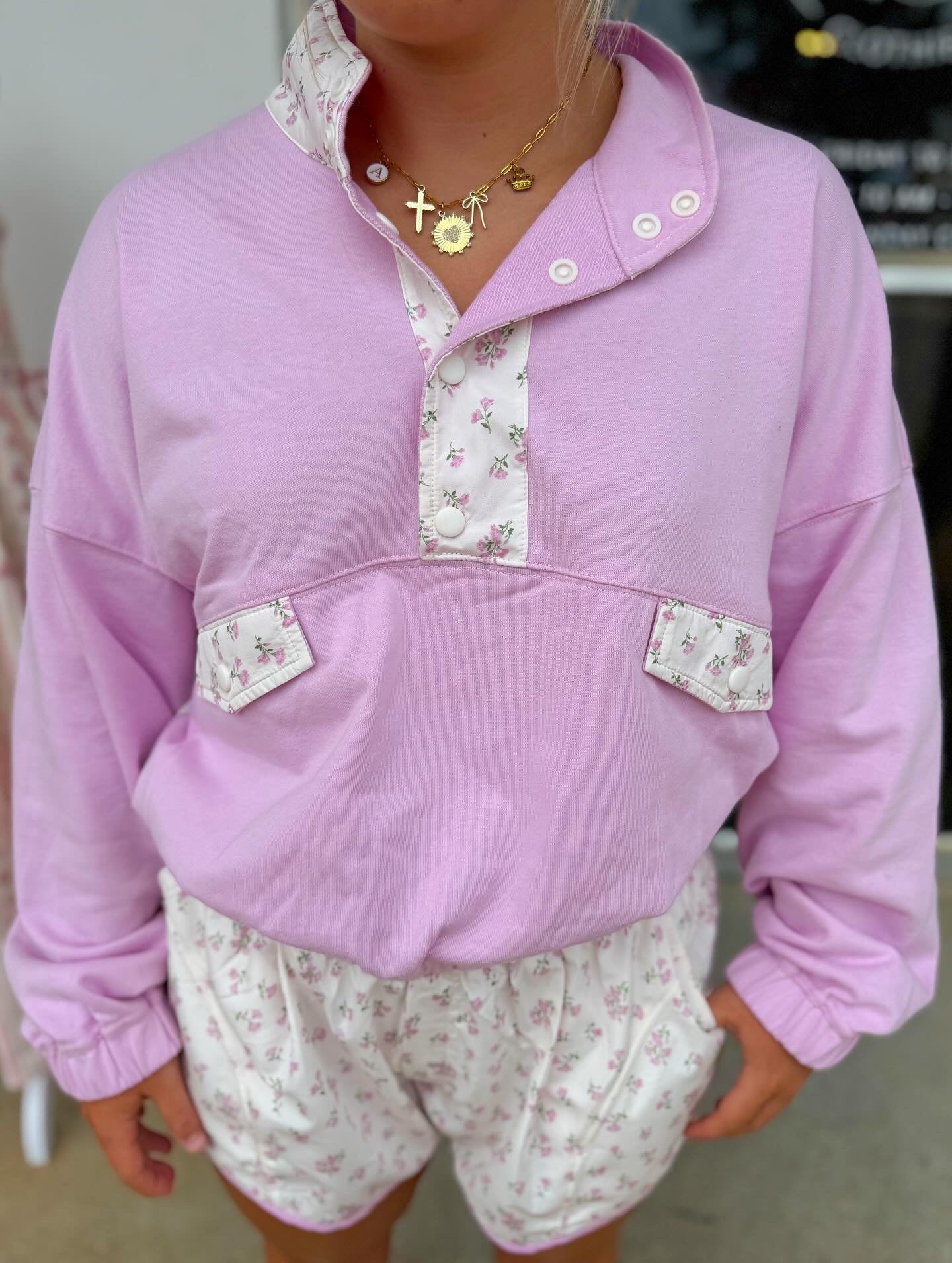 Mimi Pink Floral Top
