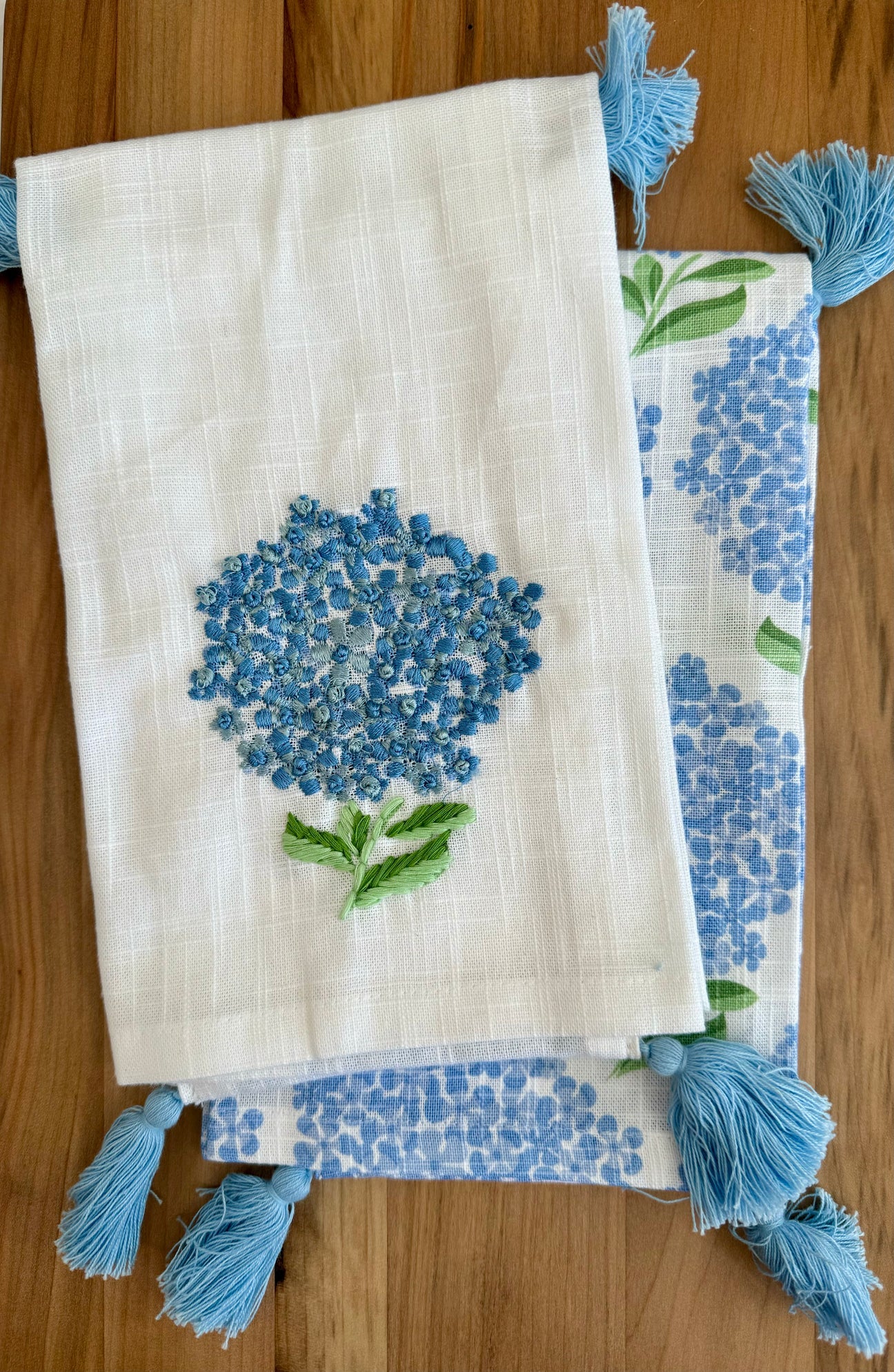 Hydrangea Dish Towel Set