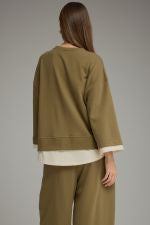 Olive Layered Pant Set