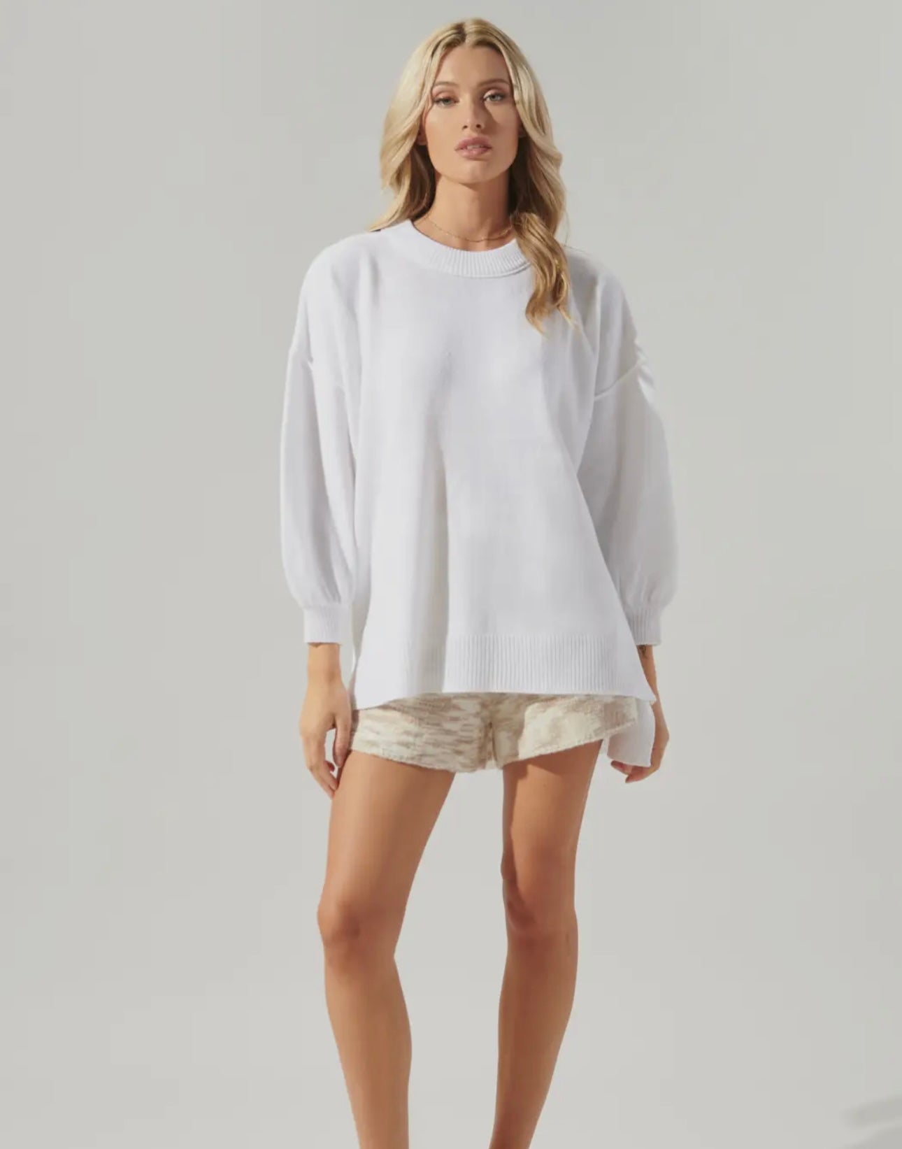 Sweet Sunday Hi-Low Tunic Sweater