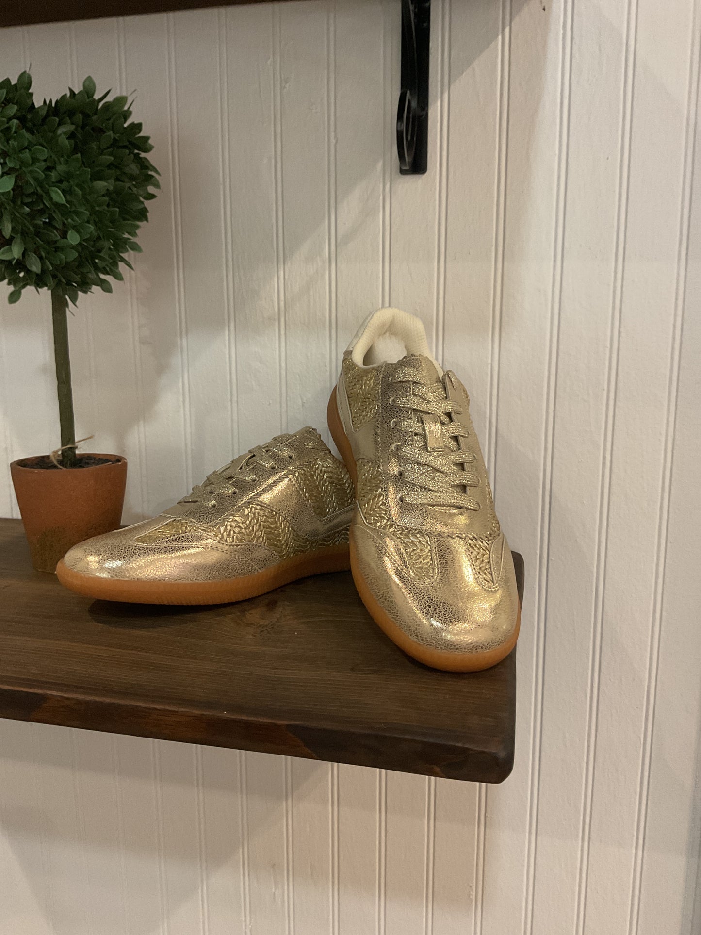 Gold Tropics Sneakers