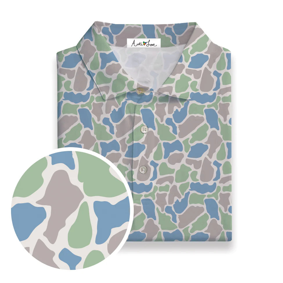 (TODDLER) Coastal Camo Polo