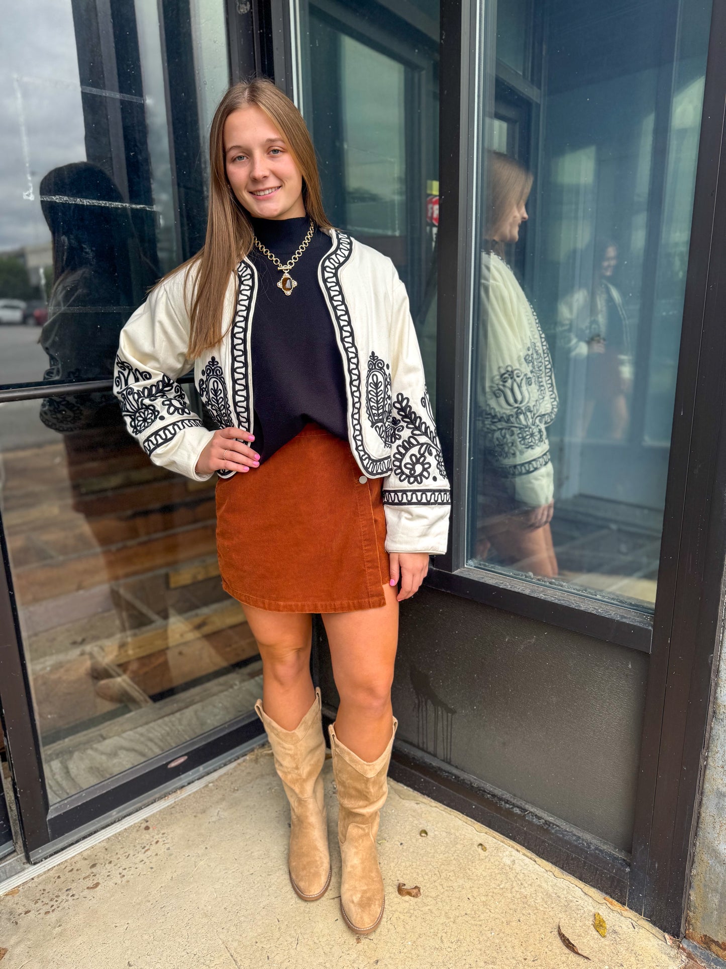 Elevated Ivory Quilted Jacket