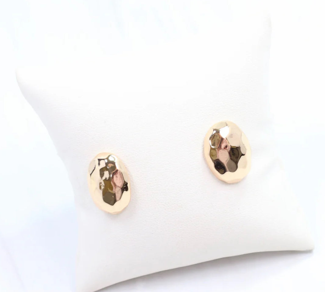 Galvin Hammered Earring