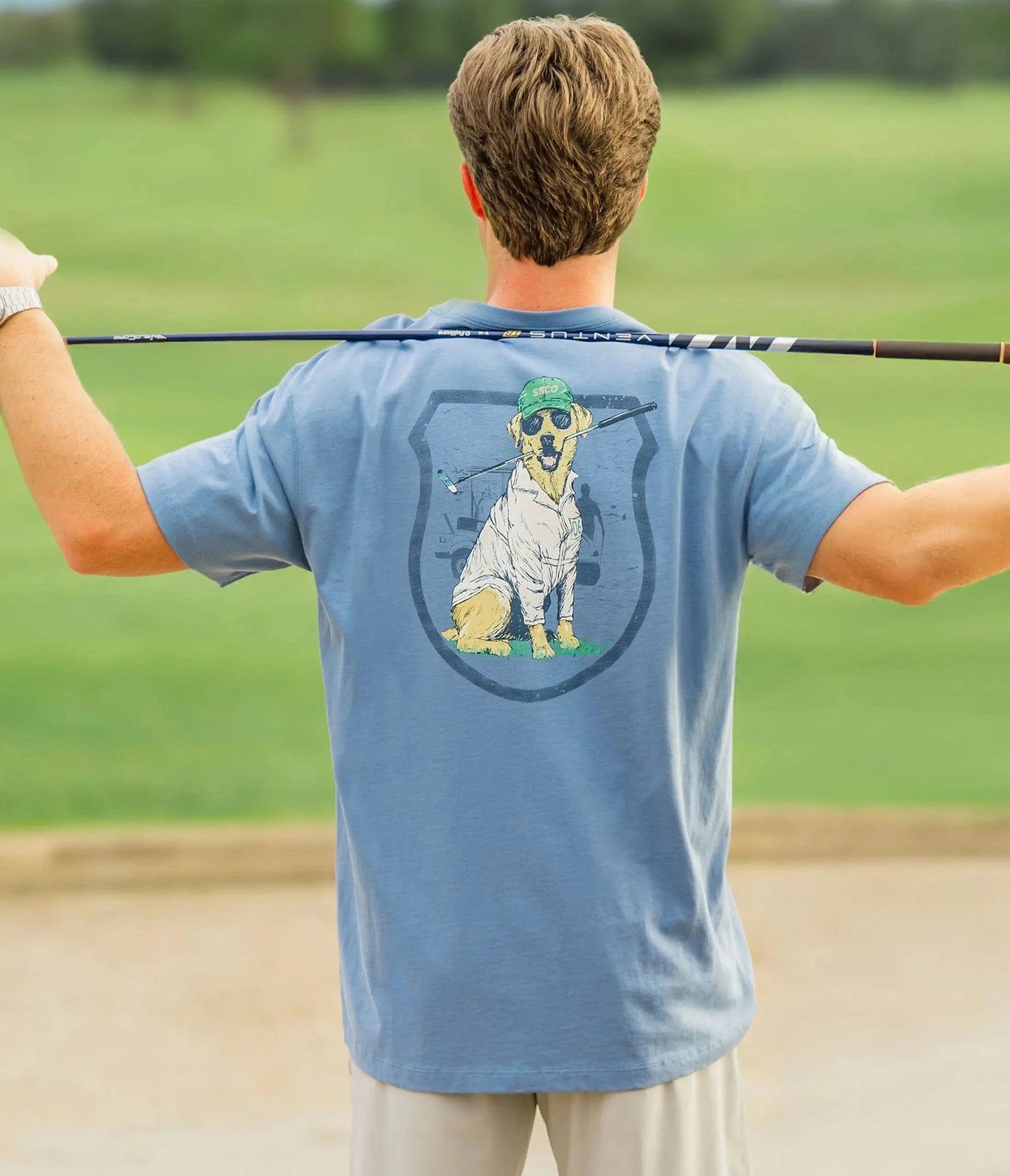 Who’s Your Caddy Tee SS- Nautical Blue