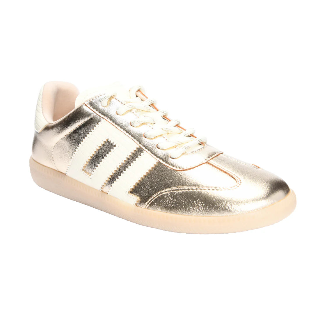 Gold Track Star Sneakers