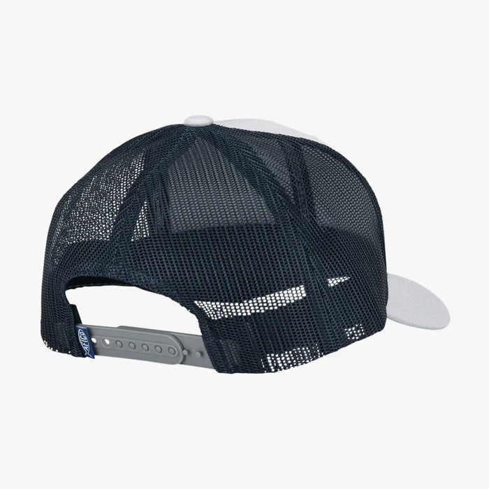 Bass Patch Trucker Hat Light Gray