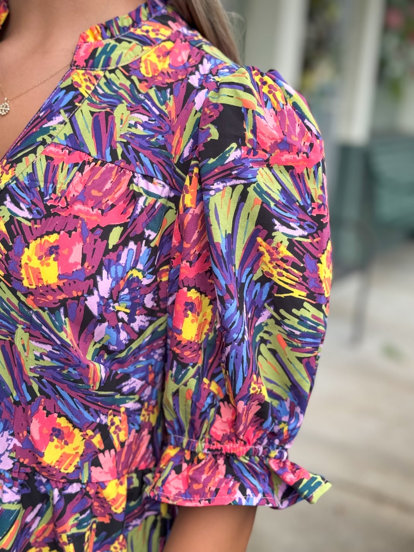 Evie wanderlust multi dress