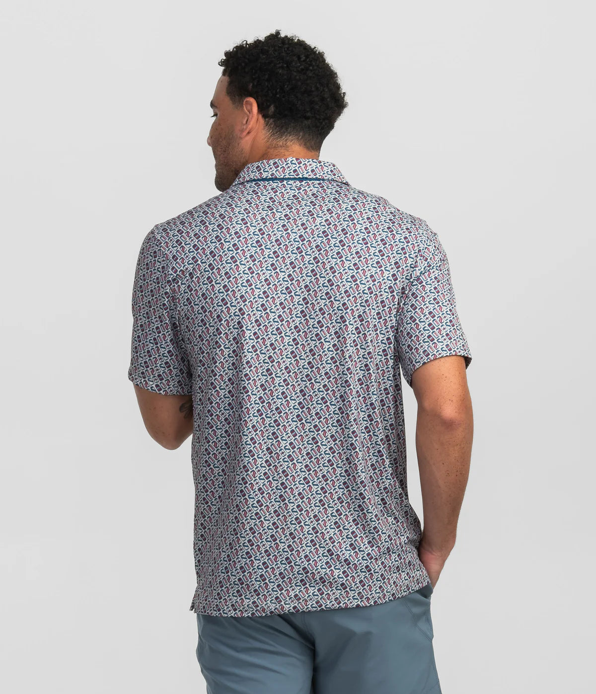 Hoptimist Printed Polo - Alumni Hall