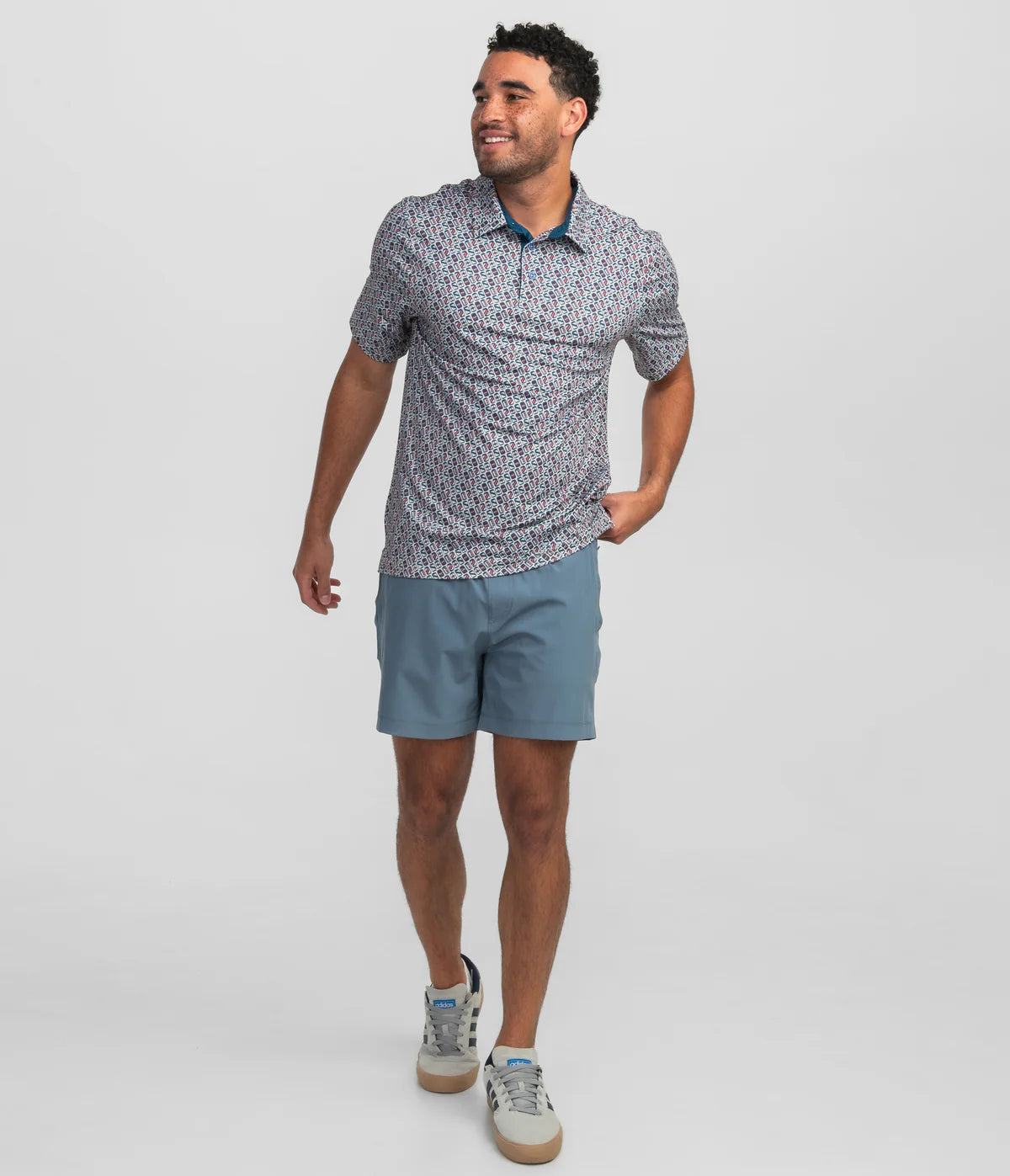 Hoptimist Printed Polo - Alumni Hall