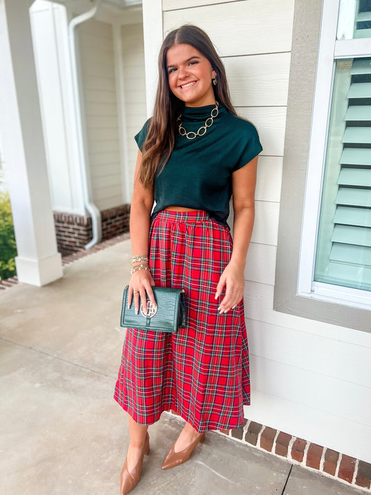Christmas Tartan Skirt