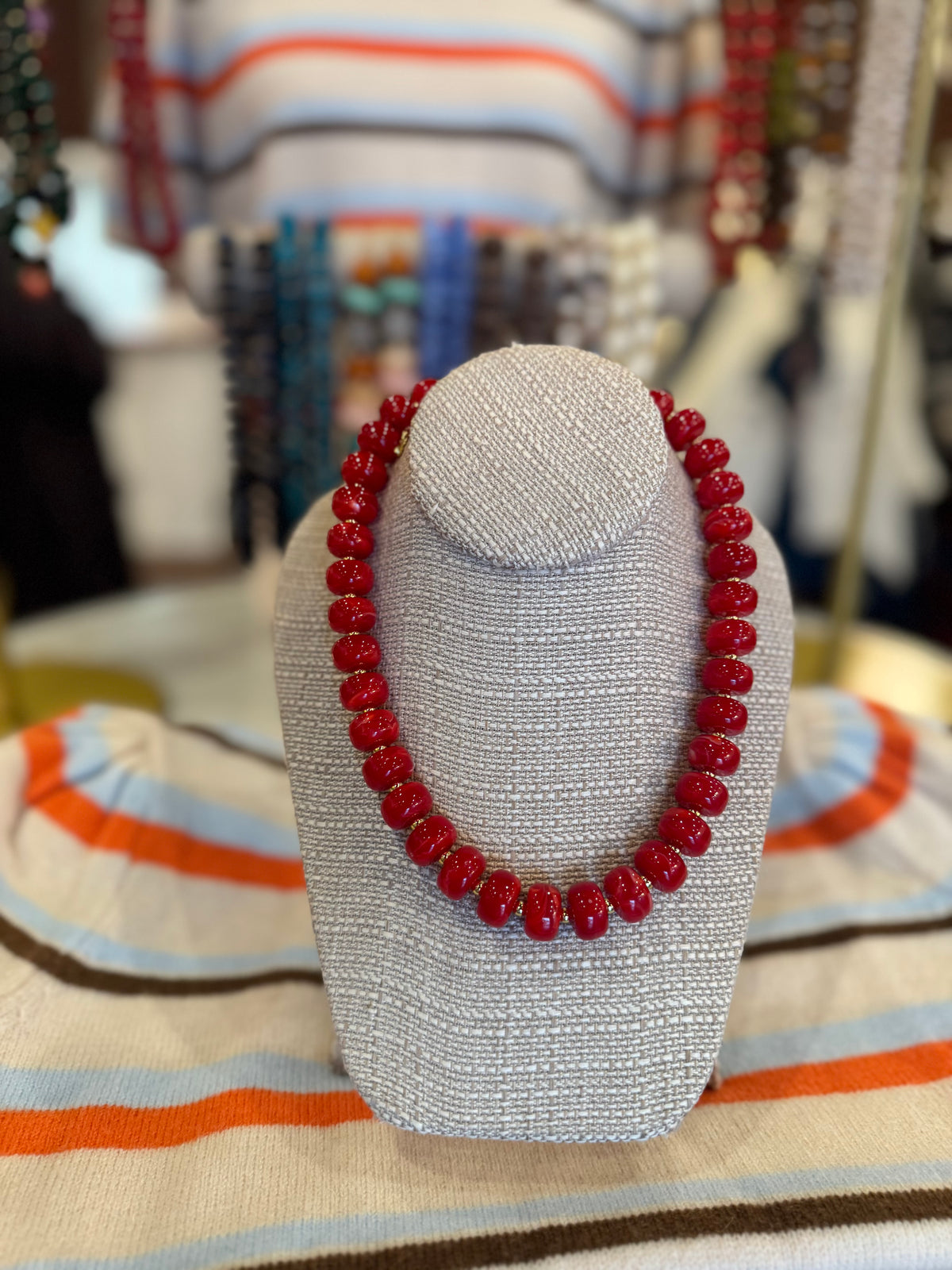 Candy Necklace -Medium Disc Bead