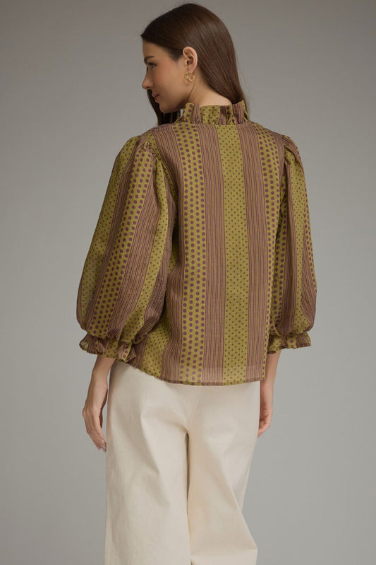 Martini Olive & Plum Top