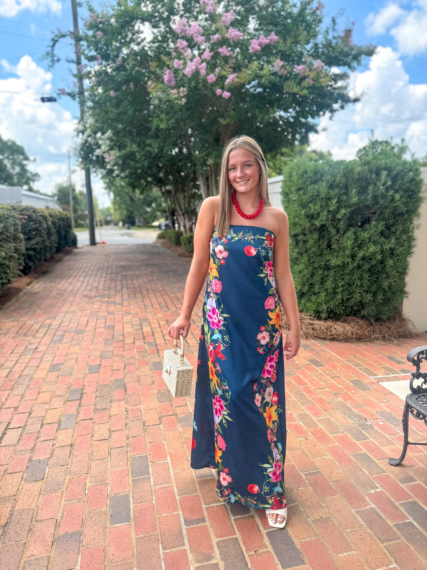 Pomegranate Bloom Dress