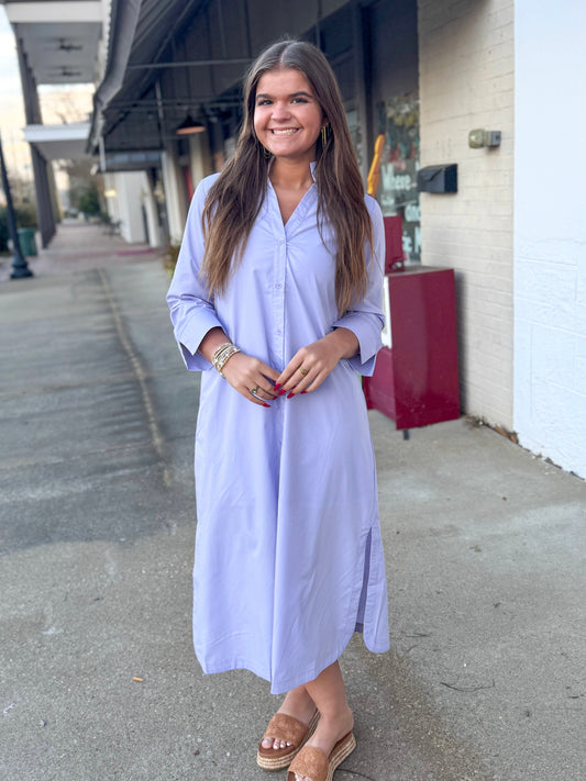 Avery Periwinkle Dress