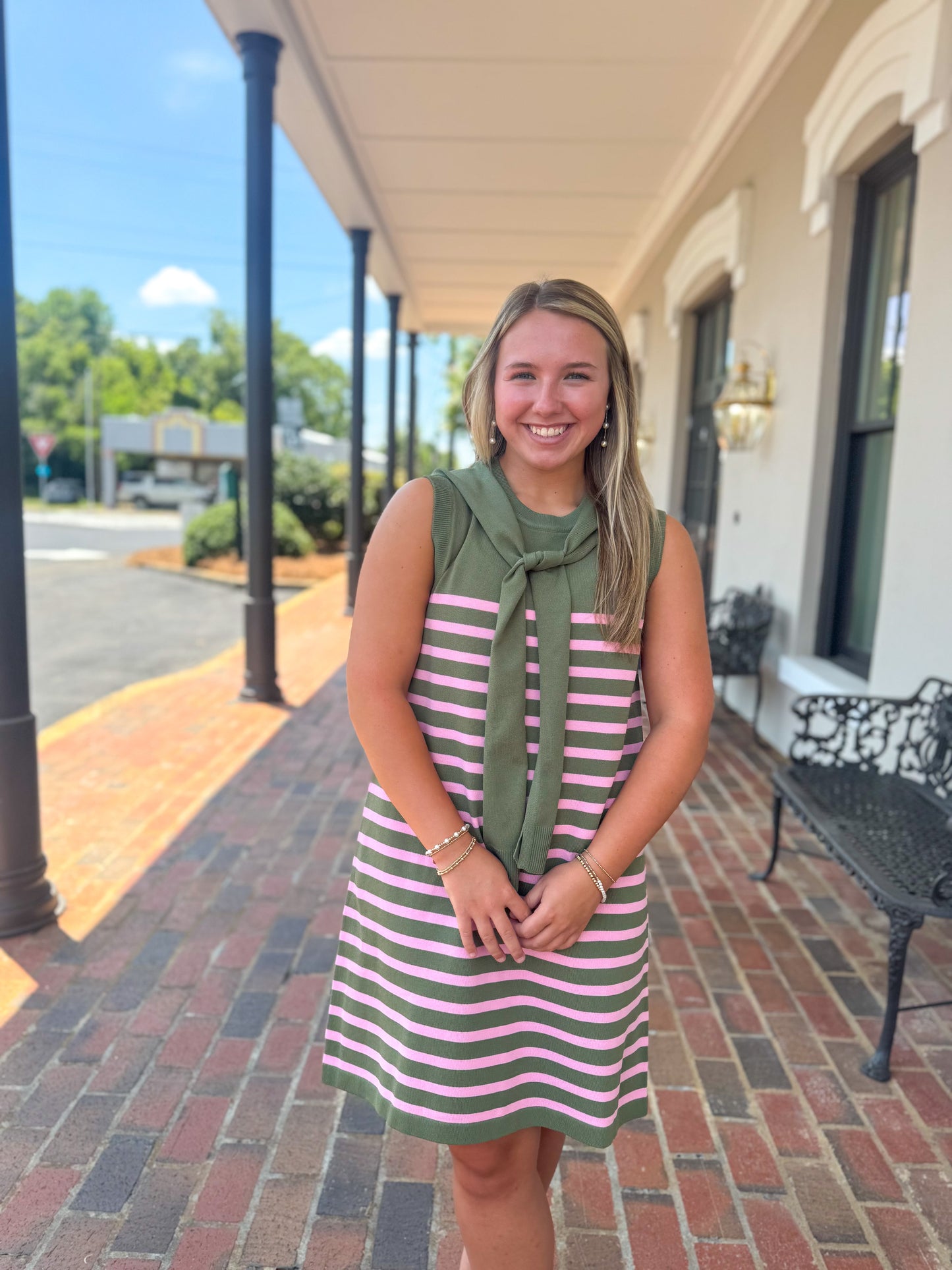 Olivia Stripe Dress