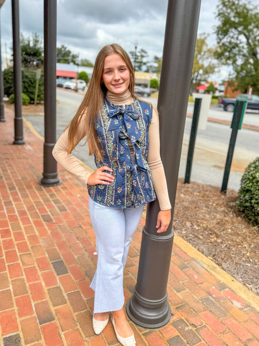 Midnight Quilted Vest