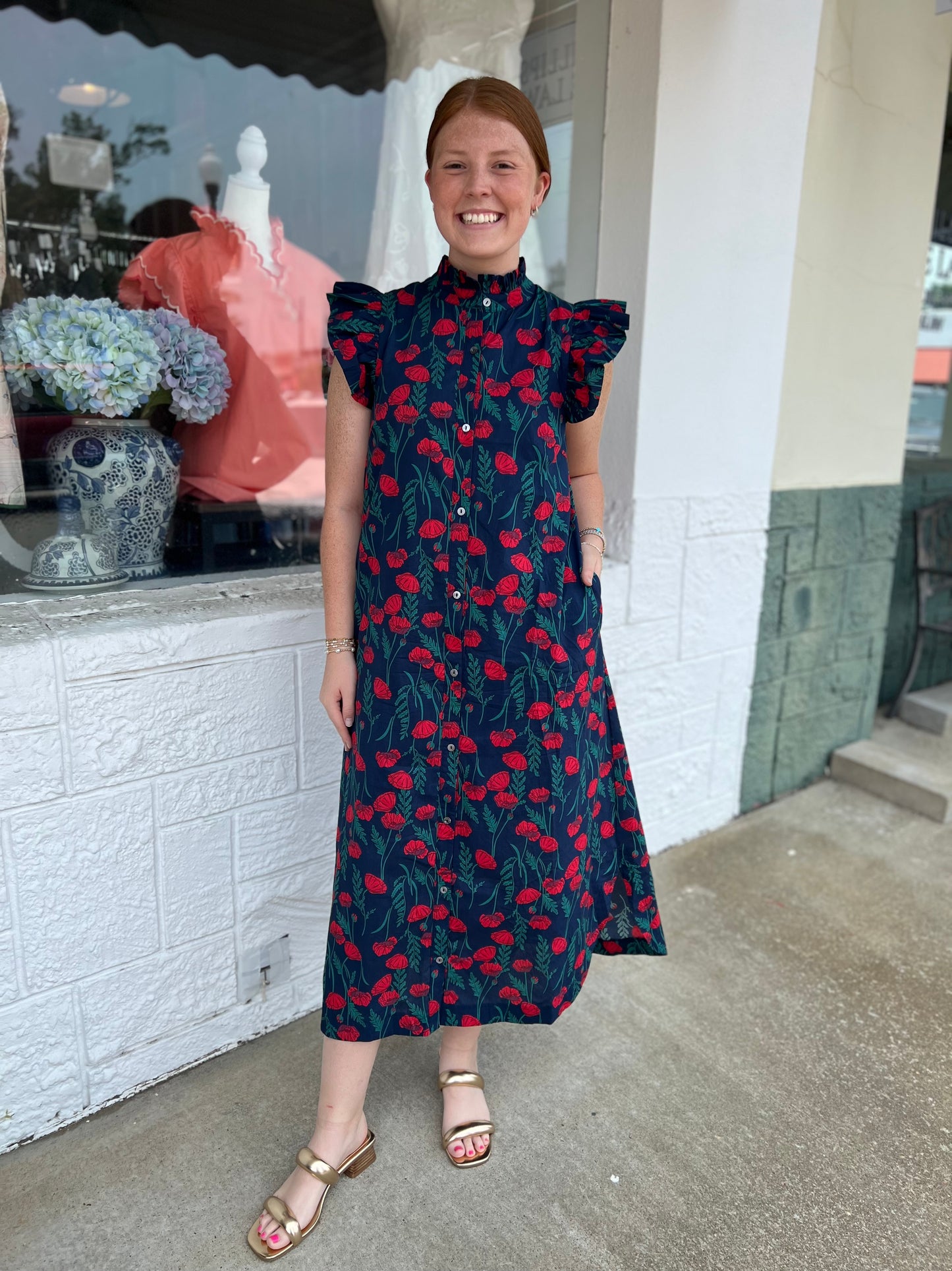 Shannon Navy Dress