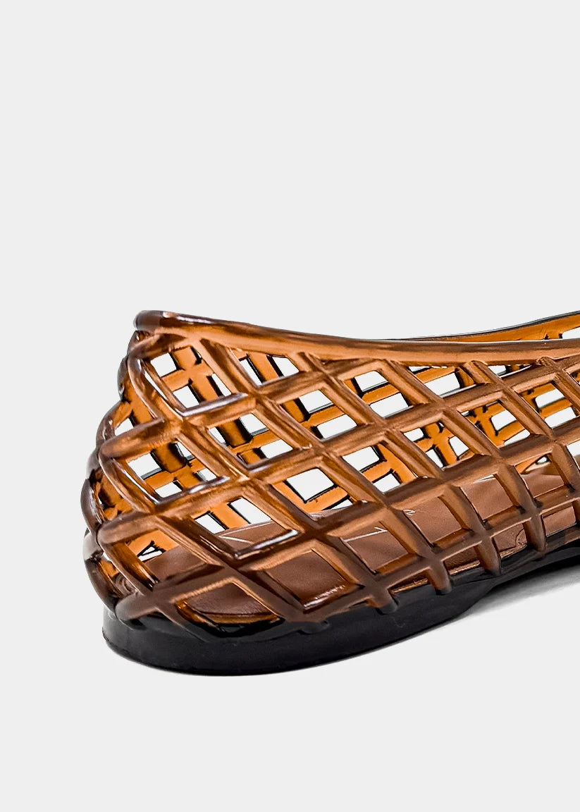 Alana Brown Jelly Flat