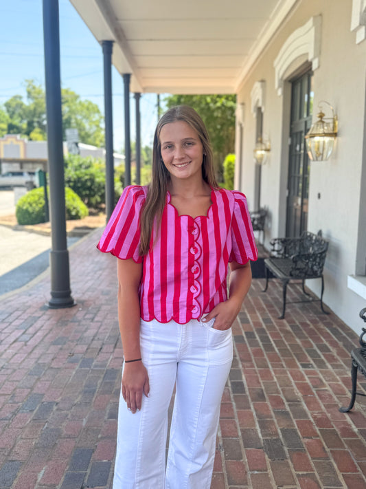 Candy Stripe Top
