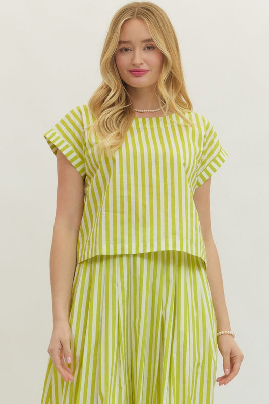 Chartreuse Lime Top