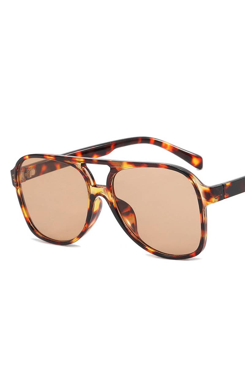 Vintage Double Bridge Aviator Sunglasses