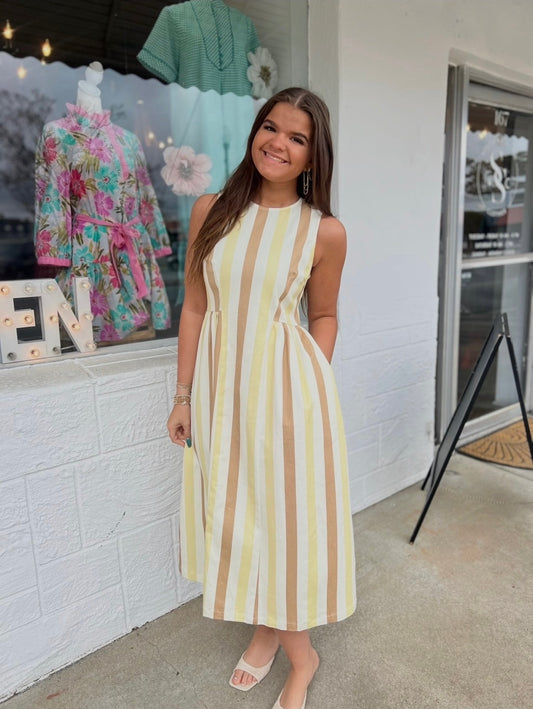 Sandy Stripe Dress