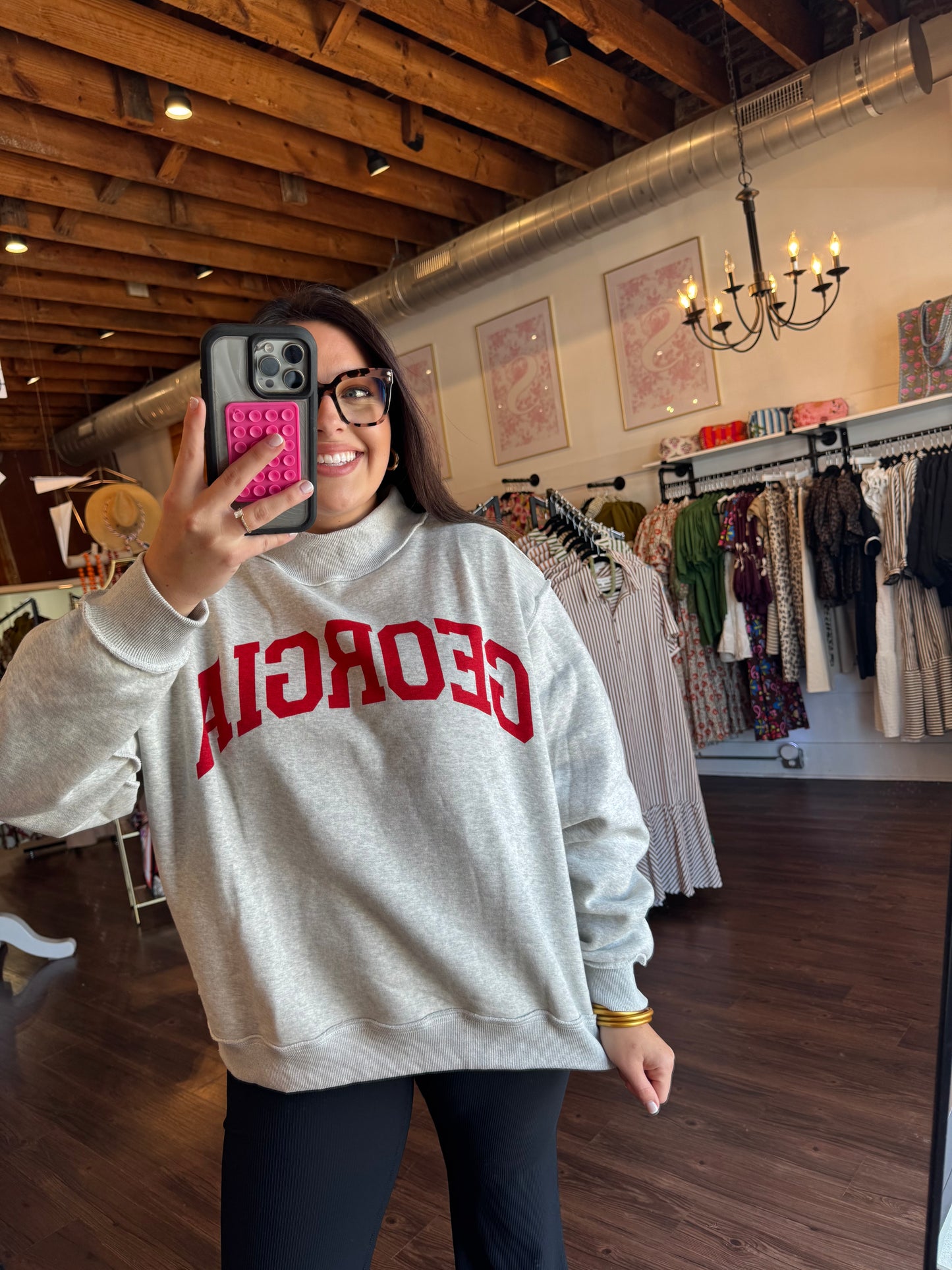 Georgia Reversible Sweatshirt
