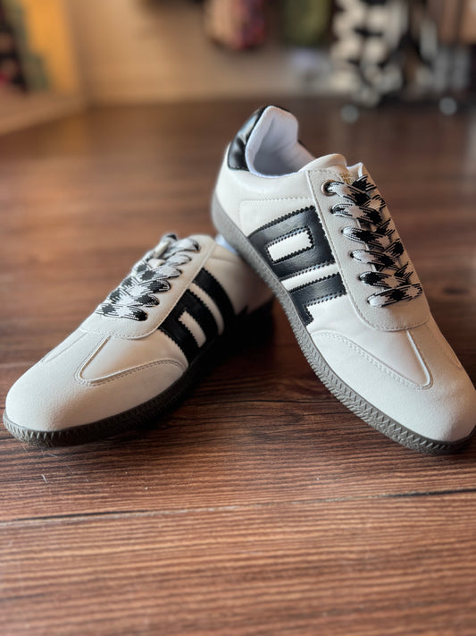 White Track Star Sneakers