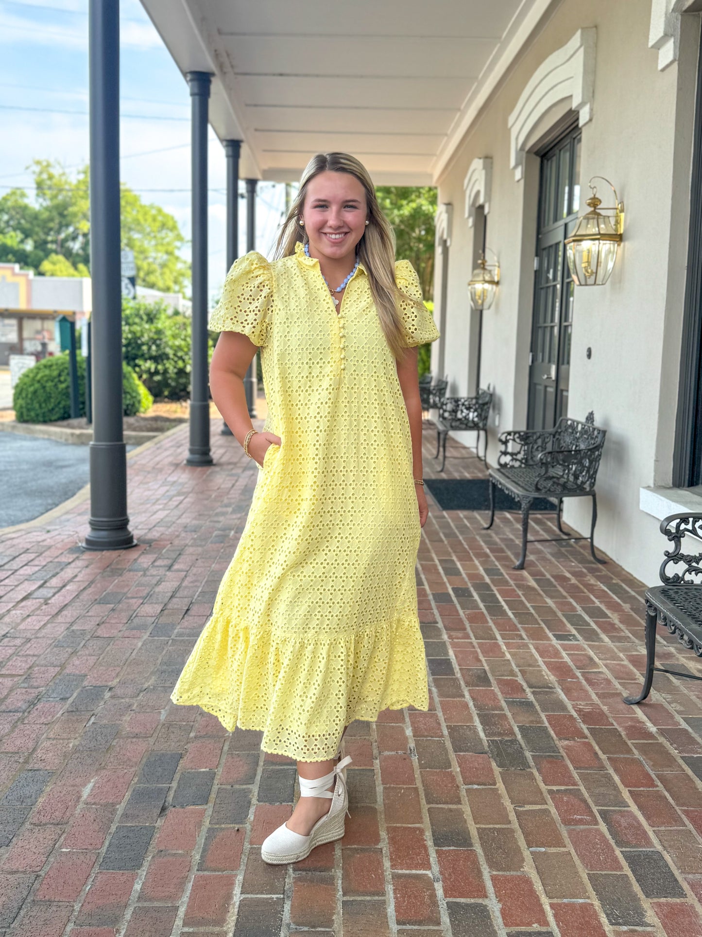 Yellow Elegant Grace Dress