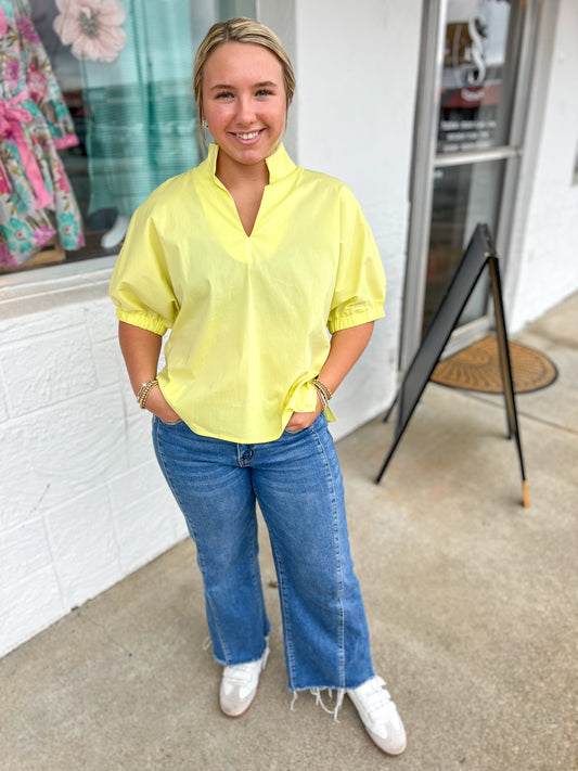 Ava Yellow Top