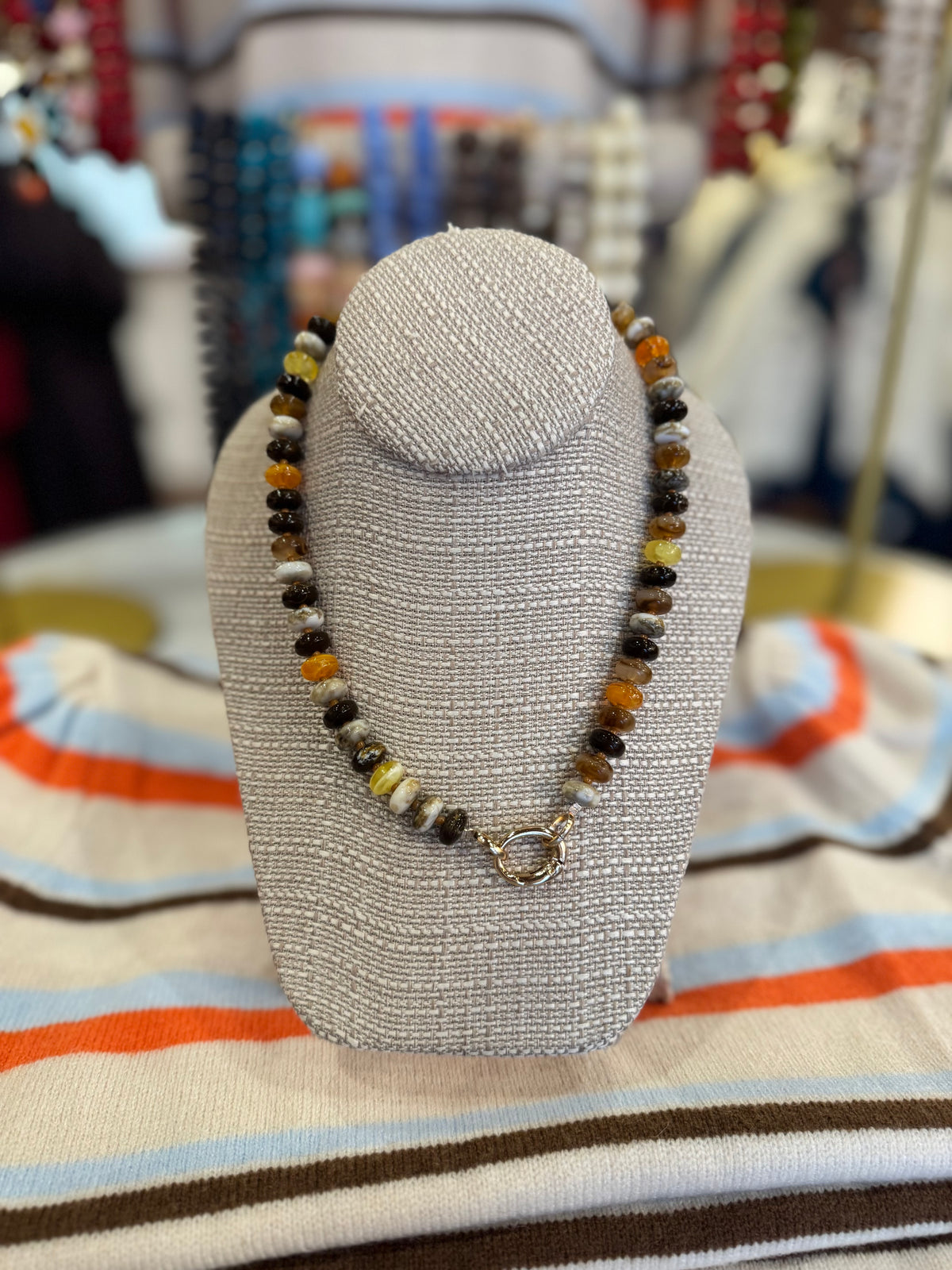 Candy Necklace -Medium Disc Bead