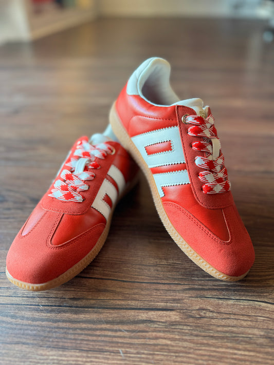 Red Track Star Sneaker