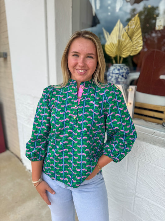 Lia Honey Vines Top