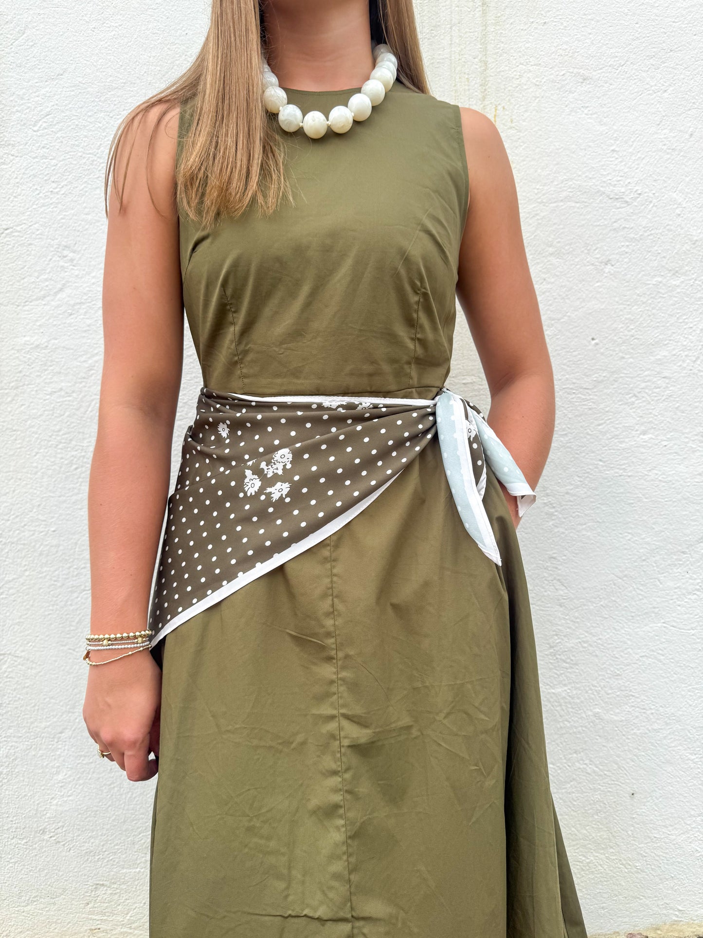 Army Green Bandana Dress