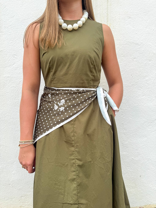 Army Green Bandana Dress